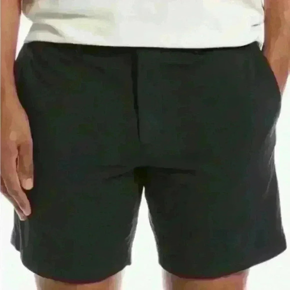 $145 NWT THEORY ZAINE GDS 7" BLACK PATTON MEN 40 CHINO SUPIMA COTTON TWILL SHORT - Picture 6 of 7